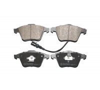 Тормозные колодки передние (с датчиком, 155x66x20.3) Volkswagen Golf 5 / Фольксваген Гольф 5 2003-2009 05P1270 LPR (Италия)