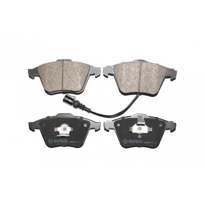 Тормозные колодки передние (с датчиком, 155x66x20.3) Volkswagen Golf 5 / Фольксваген Гольф 5 2003-2009 05P1270 LPR (Италия)