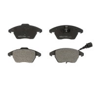 Тормозные колодки передние (с датчиком, 155x66x20.3) Volkswagen Golf 5 / Фольксваген Гольф 5 2003-2009 05P866 LPR (Италия)