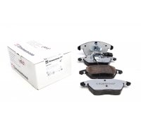 Тормозные колодки передние (с датчиком, 155x66x20.3) Volkswagen Golf 5 / Фольксваген Гольф 5 2003-2009 0986495412 BOSCH (Германия)