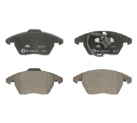 Тормозные колодки передние (с датчиком, 155x66x20.3) Volkswagen Golf 5 / Фольксваген Гольф 5 2003-2009 13.0460-7184.2 ATE (Германия)