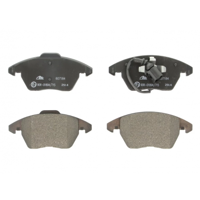 Гальмівні колодки передні (з датчиком, 155x66x20.3) Volkswagen Golf 5 / Фольксваген Гольф 5 2003-2009 13.0460-7184.2 ATE (Німеччина)