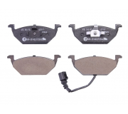 Тормозные колодки передние (с датчиком, 146x54.7x19.8) Volkswagen Golf 5 / Фольксваген Гольф 5 2003-2009 13.0470-7117.2 ATE (Германия)