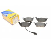 Гальмівні колодки передні (з датчиком, 146x54.7x19.8) Volkswagen Golf 5 / Фольксваген Гольф 5 2003-2009 22-0211-2 METELLI (Італія)