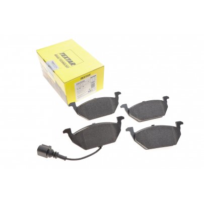 Тормозные колодки передние (с датчиком, 146x54.7x19.8) Volkswagen Golf 5 / Фольксваген Гольф 5 2003-2009 2313101 TEXTAR (Германия)