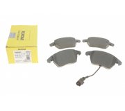 Тормозные колодки передние (с датчиком, 155x66x20.3) Volkswagen Golf 5 / Фольксваген Гольф 5 2003-2009 2469602 TEXTAR (Германия)