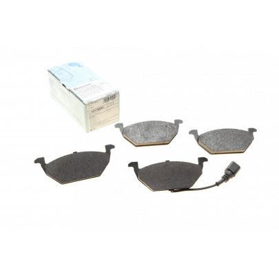 Гальмівні колодки передні (з датчиком, 146x54.7x19.8) Volkswagen Golf 5 / Фольксваген Гольф 5 2003-2009 ADV184201 BLUE PRINT (Польща)