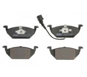 Тормозные колодки передние (с датчиком, 146x54.7x19.8) Volkswagen Golf 5 / Фольксваген Гольф 5 2003-2009 C1A026ABE-P ABE (Польша)