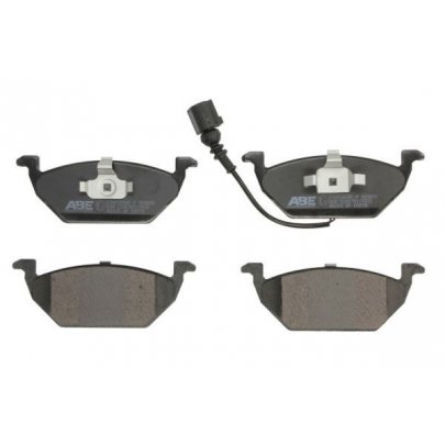 Гальмівні колодки передні (з датчиком, 146x54.7x19.8) Volkswagen Golf 5 / Фольксваген Гольф 5 2003-2009 C1A026ABE-P ABE (Польща)