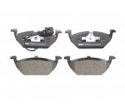 Тормозные колодки передние (с датчиком, 146x54.7x19.8) Volkswagen Golf 5 / Фольксваген Гольф 5 2003-2009 FDB1398 FERODO (Великобритания)