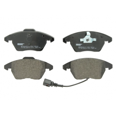 Гальмівні колодки передні (з датчиком, 155x66x20.3) Volkswagen Golf 5 / Фольксваген Гольф 5 2003-2009 FDB1641 FERODO (Великобританія)