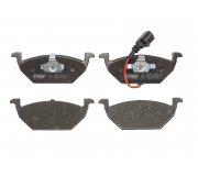 Тормозные колодки передние (с датчиком, 146x54.7x19.8) Volkswagen Golf 5 / Фольксваген Гольф 5 2003-2009 GDB1386 TRW (Германия)
