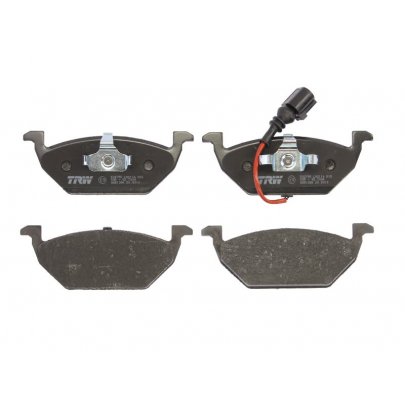 Гальмівні колодки передні (з датчиком, 146x54.7x19.8) Volkswagen Golf 5 / Фольксваген Гольф 5 2003-2009 GDB1386 TRW (Німеччина)