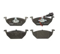 Гальмівні колодки передні (з датчиком, 146x54.7x19.8) Volkswagen Golf 5 / Фольксваген Гольф 5 2003-2009 GDB1658 TRW (Німеччина)