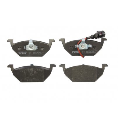 Гальмівні колодки передні (з датчиком, 146x54.7x19.8) Volkswagen Golf 5 / Фольксваген Гольф 5 2003-2009 GDB1658 TRW (Німеччина)