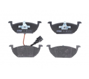 Тормозные колодки передние (с датчиком, 146x54.7x19.8) Volkswagen Golf 5 / Фольксваген Гольф 5 2003-2009 GDB2108 TRW (Германия)