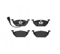 Тормозные колодки передние (с датчиком, 146x54.7x19.8) Volkswagen Golf 5 / Фольксваген Гольф 5 2003-2009 P85072 BREMBO (Италия)