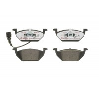 Тормозные колодки передние (с датчиком, 146x54.7x19.8) Volkswagen Golf 5 / Фольксваген Гольф 5 2003-2009 P85072X BREMBO (Италия)