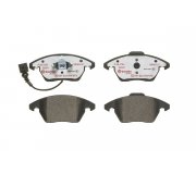 Тормозные колодки передние (с датчиком, 155x66x20.3) Volkswagen Golf 5 / Фольксваген Гольф 5 2003-2009 P85075X BREMBO (Италия)