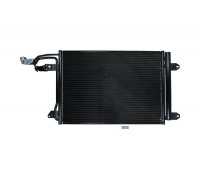 Радіатор кондиціонера Volkswagen Golf 5 / Фольксваген Гольф 5 2003-2009 7800142 KAMOKA (Польща)