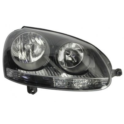 Фара передняя правая (тип ламп: H7/H7; PY21W; W5W) Volkswagen Golf 5 / Фольксваген Гольф 5 2003-2009 1EG247007-621 HELLA (Германия)