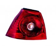 Ліхтар задній лівий (тип ламп: P21W) Volkswagen Golf 5 / Фольксваген Гольф 5 2003-2009 7402F1-E DEPO (Тайвань)