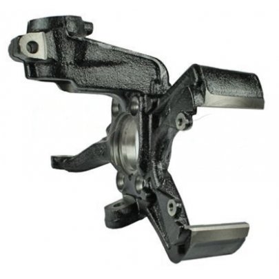 Кулак поворотный левый (цапфа, 4 отверстия) Volkswagen Golf 5 / Фольксваген Гольф 5 2003-2009 58085901 METZGER (Германия)