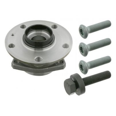 Подшипник ступицы передней (комплект, 3 болта) Volkswagen Golf 5 / Фольксваген Гольф 5 2003-2009 27342 FEBI (Германия)