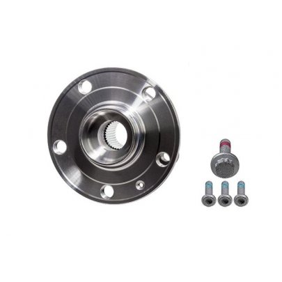 Подшипник ступицы передней (комплект, 3 болта) Volkswagen Golf 5 / Фольксваген Гольф 5 2003-2009 713610770 FAG (Германия)