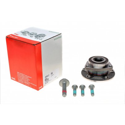 Подшипник ступицы передней (комплект, 3 болта) Volkswagen Golf 5 / Фольксваген Гольф 5 2003-2009 713610990 FAG (Германия)