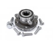 Подшипник ступицы передней (комплект, 4 болта) Volkswagen Golf 5 / Фольксваген Гольф 5 2003-2009 KMR27001 CORAM (Италия)