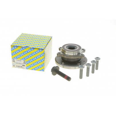 Подшипник ступицы передней (комплект, 4 болта) Volkswagen Golf 5 / Фольксваген Гольф 5 2003-2009 R154.56 SNR (Франция)