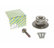 Подшипник ступицы передней (комплект, 3 болта) Volkswagen Golf 5 / Фольксваген Гольф 5 2003-2009 R154.61 SNR (Франция)