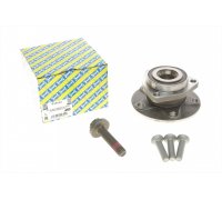 Подшипник ступицы передней (комплект, 3 болта) Volkswagen Golf 5 / Фольксваген Гольф 5 2003-2009 R154.61 SNR (Франция)