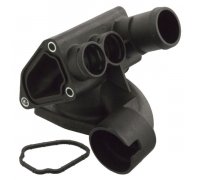 Фланець системи охолодження (кількість виходів: 4 шт) Volkswagen Golf 5 / Фольксваген Гольф 5 2003-2009 105783 FEBI (Німеччина)