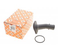 Фланец системы охлаждения (количество выходов: 1 шт) Volkswagen Golf 5 / Фольксваген Гольф 5 2003-2009 775035 NRF (Нидерланды)