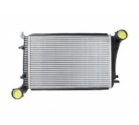 Радиатор интеркулера (401x617x32мм) Volkswagen Golf 5 / Фольксваген Гольф 5 2003-2009 053-018-0009 ABAKUS (Польша)