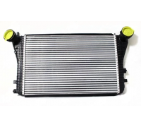 Радиатор интеркулера (406x615x32мм) Volkswagen Golf 5 / Фольксваген Гольф 5 2003-2009 3L145009 AND (Украина)