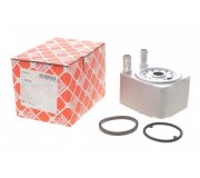 Радіатор масляний / теплообмінник (65x98x120) Volkswagen Golf 5 / Фольксваген Гольф 5 3.2 ( бензин) 2003-2009 100746 FEBI (Німеччина)