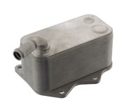 Радіатор масляний / теплообмінник (125x115x210) Volkswagen Golf 5 / Фольксваген Гольф 5 2.0 (бензин) 2003-2009 101008 FEBI (Німеччина)