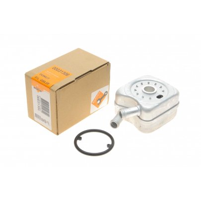 Радиатор масляный / теплообменник (56x92x92) Volkswagen Golf 5 / Фольксваген Гольф 5 1.4 (бензин) 2003-2009 31306 NRF (Нидерланды)