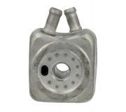 Радиатор масляный / теплообменник (56x92x92) Volkswagen Golf 5 / Фольксваген Гольф 5 1.4 (бензин) 2003-2009 90608 NISSENS (Дания)