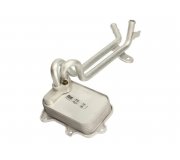 Радиатор масляный / теплообменник (34x85x127) Volkswagen Golf 5 / Фольксваген Гольф 5 1.4 (бензин) 2003-2009 90679 NISSENS (Дания)