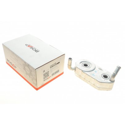 Радіатор масляний / теплообмінник (188x90x55) Volkswagen Golf 5 / Фольксваген Гольф 5 1.6  (бензин) 2003-2009 A4223105 BOGAP (Німеччина) Радіатор масляний / теплообмінник (188x90x55) Volkswagen Golf 5 / Фольксваген Гольф 5 1.6  (бензин) 2003-2009 A4223105 BOGAP (Німеччина)