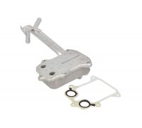 Радиатор масляный / теплообменник (34x85x127) Volkswagen Golf 5 / Фольксваген Гольф 5 1.6 (бензин) 2003-2009 D4A011TT THERMOTEC (Польша)