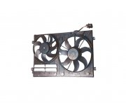 Вентилятор радиатора (с корпусом, D=360/295, с шторкой) Volkswagen Golf 5 / Фольксваген Гольф 5 2003-2009 352035 ERA (Италия)