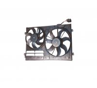 Вентилятор радиатора (с корпусом, D=360/295, с шторкой) Volkswagen Golf 5 / Фольксваген Гольф 5 2003-2009 352035 ERA (Италия)