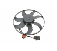 Вентилятор радіатора (електричний, D=295) Volkswagen Golf 5 / Фольксваген Гольф 5 2003-2009 47395 NRF (Нідерланди)