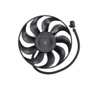 Вентилятор радиатора (электрический, D=295) Volkswagen Golf 5 / Фольксваген Гольф 5 2003-2009 47652 NRF (Нидерланды)