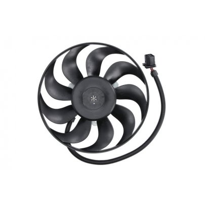 Вентилятор радиатора (электрический, D=295) Volkswagen Golf 5 / Фольксваген Гольф 5 2003-2009 47652 NRF (Нидерланды)